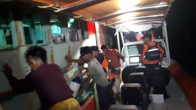 Kapal Nelayan Patah Kemudi dan Bocor di Perairan Komponoane Wakatobi, SAR: Penumpang Selamat!