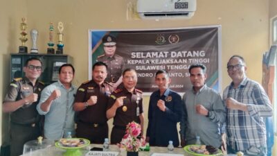 Kunjungi Sekretariat PWI Sultra, Kajati Tekankan Kejujuran dalam Menyampaikan Informasi