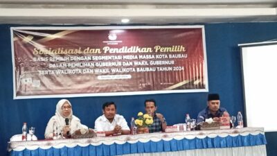 KPU Baubau Harap Peran Pers dapat Cegah Penyebaran Hoaks Dan Freming