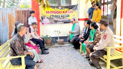 Sat Binmas Polres Buton Gelar Minggu Kasih
