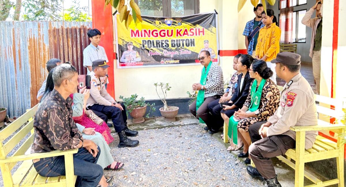 Sat Binmas Polres Buton Gelar Minggu Kasih