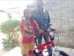 Dapat Hadiah Sepeda, La Ode Wado ;”Terimakasih Syara”