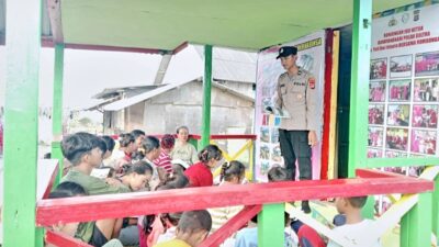 Sat Binmas Polres Buton Hadir Kembali di Rumah Baca Bajo Bahari