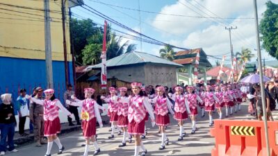 Ratusan Barisan GJI Meriahkan HUT RI Ke - 79 di Buton