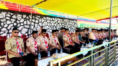 Kapolres Buton Hadiri Peringatan Hari Pramuka Ke-63, Ini Pesannya