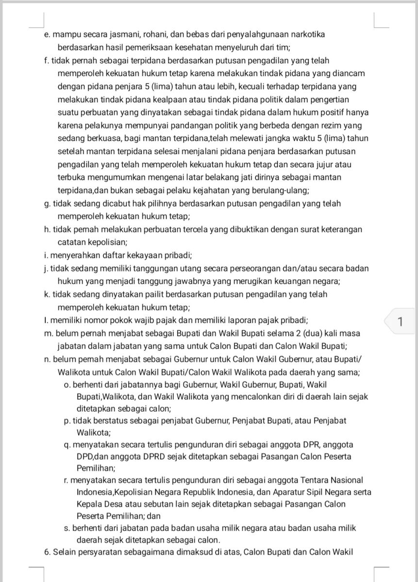 KPUD Buton Umumkan Pendaftaran Calon Bupati/ Wakil