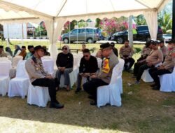 Pantau Pendaftaran Paslon, Wakapolres Himbau Tim dan Simpatisan Paslon Jaga Keamanan