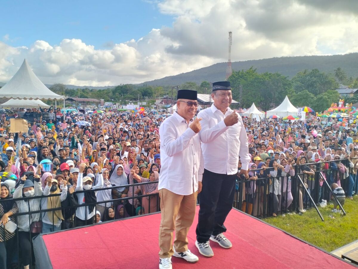 Optimis Dapat Pintu, Pasangan Bacalon Bupati H La Ode Naane - Akalim Gelar Silaturahim Akbar
