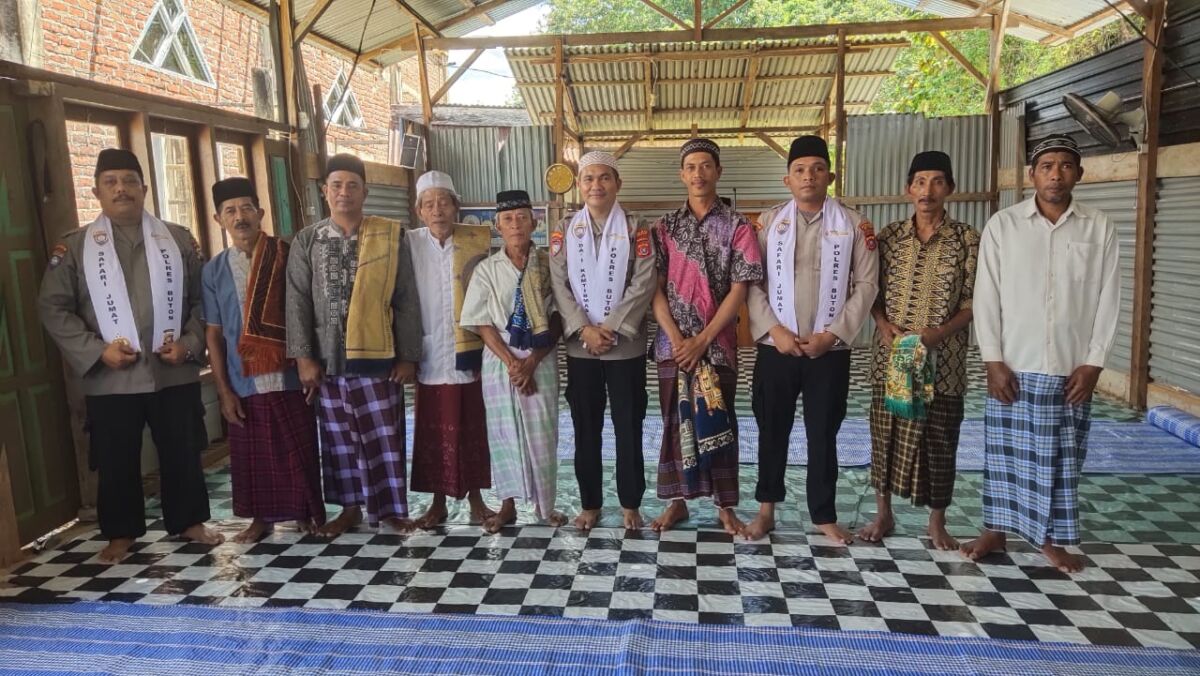 Sat Binmas Polres Buton Gelar Safari Jumat di Lasalimu