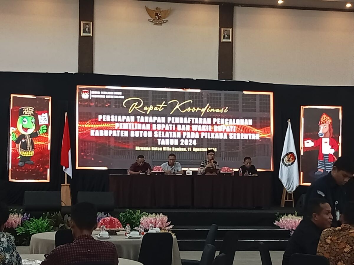 KPU Busel Gelar Rapat Koordinasi Persiapan Pilkada 2024, Hasto :"Busel Tidak Ada Calon Independen"