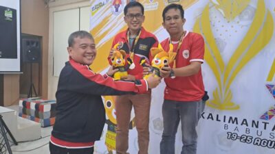 Raih Medali Perak Pada Cabor Domino, PWI Sultra Catat Sejarah pada Ajang Porwanas