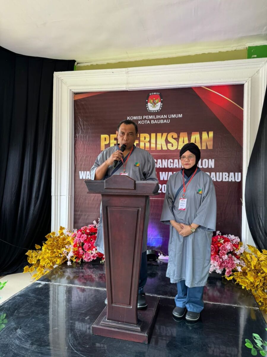 Paslon La Ode Ahmad Monianse Dan Ida Halili Jalani Tes Kesehatan