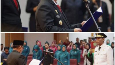 Pj. Gubernur Sultra Lantik Yusmin sebagai Pj. Bupati Kolaka Utara