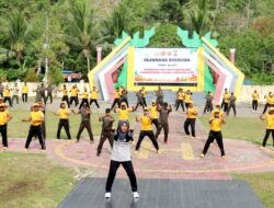 Jelang Pengamanan Pilkada, TNI POLRI Gelar Olahraga Bersama