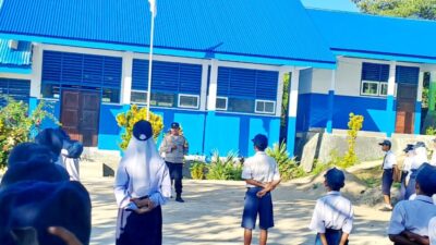 Cegah Bullyng dan Narkoba Bhabinkamtibmas Wabula Berikan Pembinaan di SMPN 39 Buton