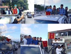Enam Paslon Ikuti Pawai Keliling Pilkada Buton