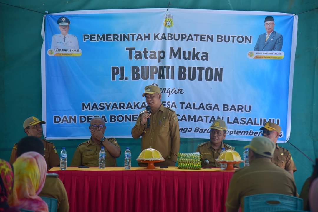 Dengarkan Keluhan Warga, Pj. Bupati Buton Gelar Dialog di Talaga Baru dan Bonelalo