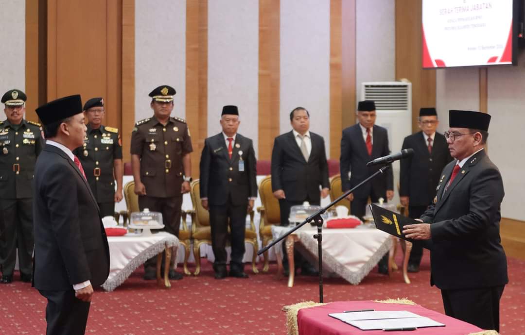 Pj. Gubernur Sultra Kukuhkan Kepala Perwakilan BPKP Provinsi Sultra
