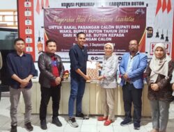 KPUD Buton Serahkan Hasil Pemeriksaan Kesehatan 6 Bapaslon