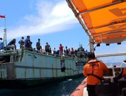 KM Nur Rezki Mati Mesin di Perairan Tanjung Sambano Kaledupa