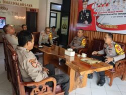 PAM Kampanye Paslon, Kapolres Buton Gelar Anev Kesiapan Personel