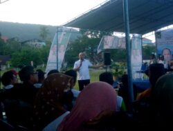 Kampanye Dialogis di Buton Ruksamin -Sjafei Sampaikan Program Beasiswa untuk Mahasiswa