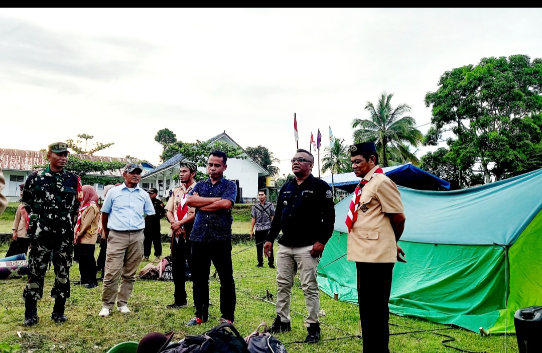Ratusan Siswa di Lasalimu Selatan, Antusias Ikuti Perkemahan Gabungan