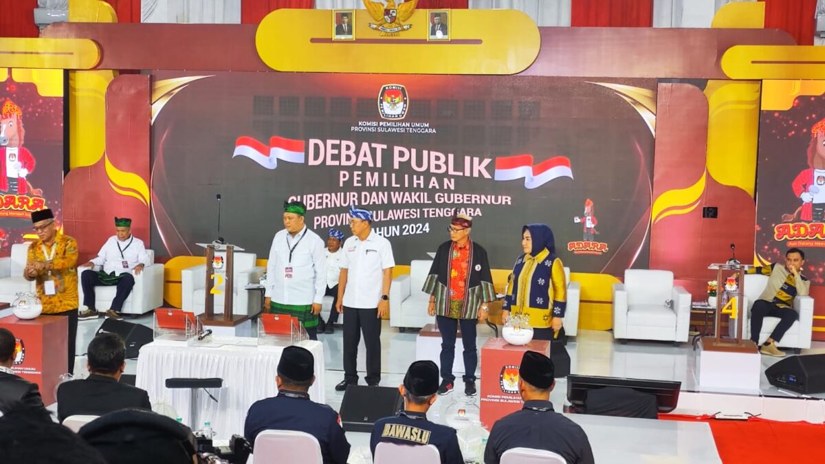 Debat Perdana Pilgub Sultra, Begini Komitmen ASR-Hugua