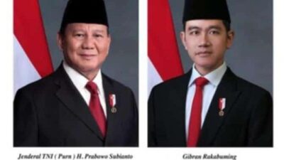 Presiden RI Prabowo Subianto dan Wakilnya Resmi Dilantik