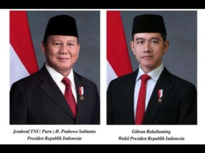Presiden RI Prabowo Subianto dan Wakilnya Resmi Dilantik
