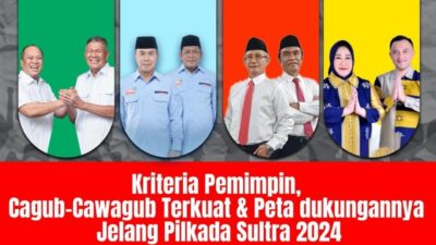 Survei LSI Pilgub Sultra: ASR-Hugua Teratas