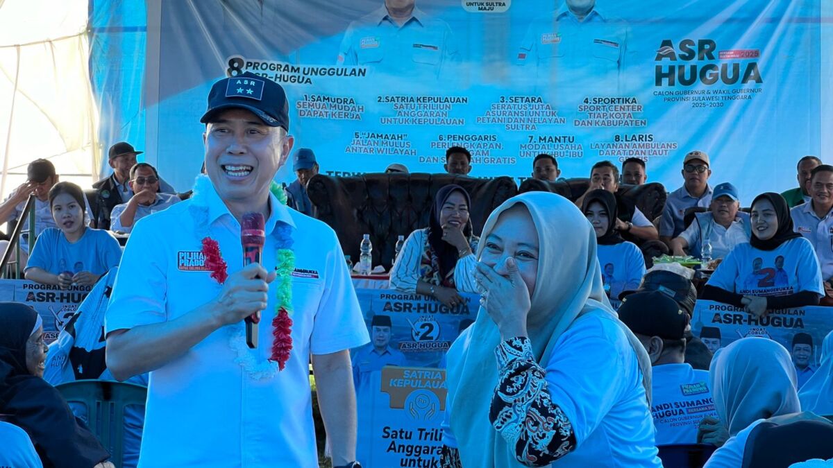 Kampanye di Koltim, ASR-Hugua Janji Layanan Makin Cepat dan Responsif