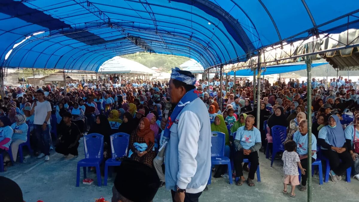 Ribuan Simpatisan Padati Kampanye ASR-Hugua di Buton, Program Unggulan Diyakini Jawab Kebutuhan Warga