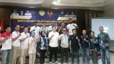 Dio Aldiansyah Didaulat sebagai Ketua Koni Baubau