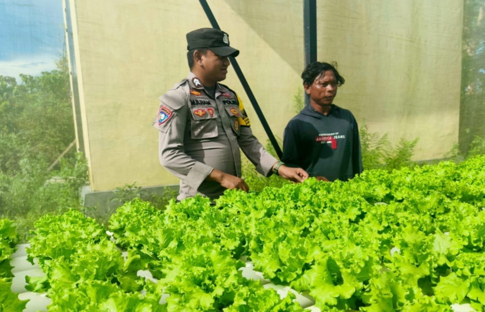 Bhabinkamtibmas Siompu Ajak Warga Manfaatkan Lahan Produktif