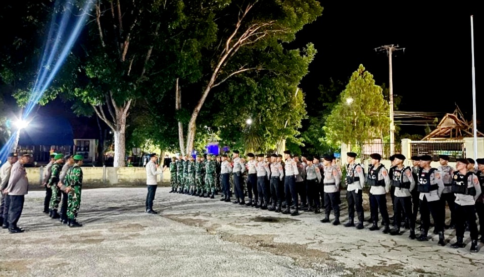 Personil TNI/Polri Ikuti Apel Gabungan Pilkada Serentak 2024