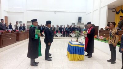 Dua Pimpinan DPRD Buton Resmi Dilantik, Mararusli Sihaji dari Golkar jadi Ketua
