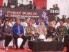 Pj. Bupati Buton Hadiri Debat Publik Perdana Pilbup di GOR Lambiku