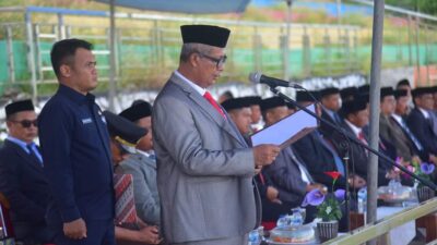 Sekda Buton Pimpin Upacara Peringatan Hari Pahlawan Nasional