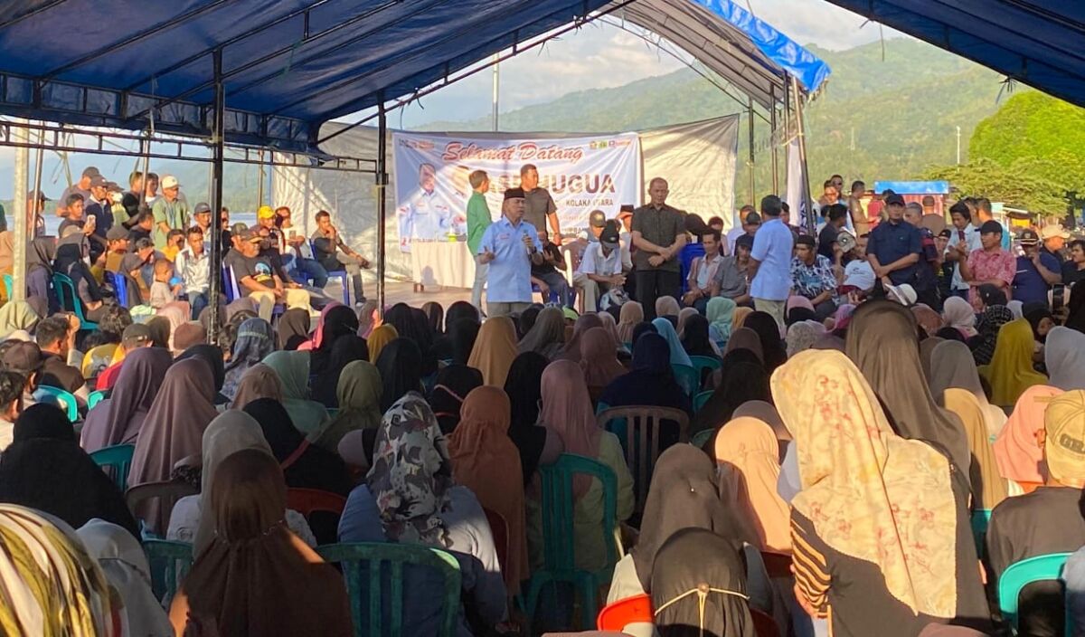 Kampanye di Kolut, ASR-Hugua Siap Berjuang Bersama Rakyat untuk Sultra