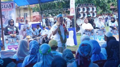 Kampanye di Wakatobi, ASR-Hugua Ingatkan Masyarakat Jangan Salah Pilih