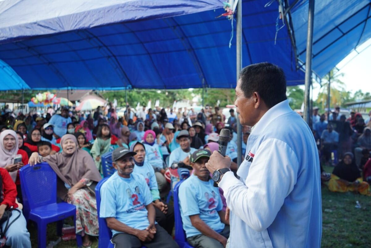 Kampanye di Mubar, ASR-Hugua Paparkan Strategi Tingkatkan Kesejahteraan Masyarakat