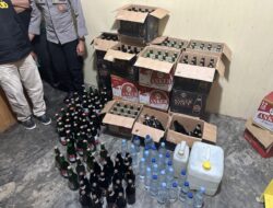 Polres Buton Tengah Berhasil Sita Ratusan Liter Miras Jelang Pilkada
