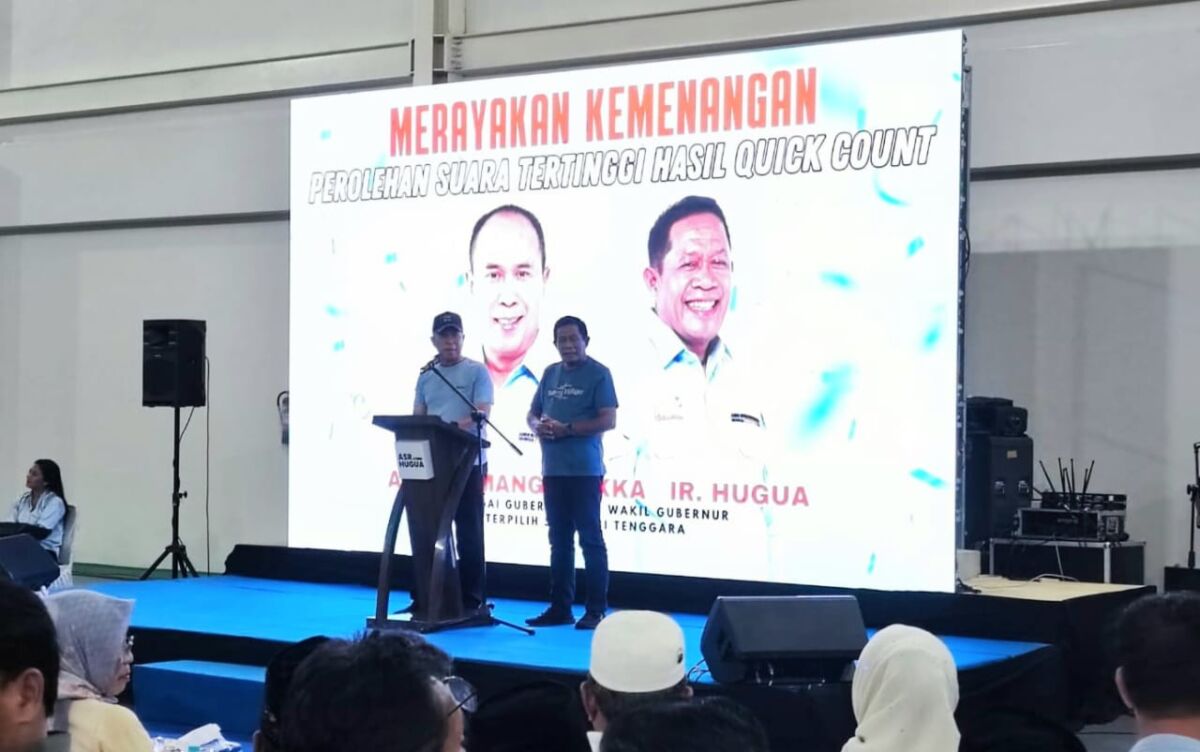 ASR-Hugua Menang Telak Hitung Cepat, Minta Pendukung Tak Euforia