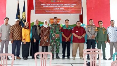 Perkuat Pengawasan Orang Asing, Imigrasi Wakatobi Gelar Rapat TIMPORA di Pulau Kaledupa