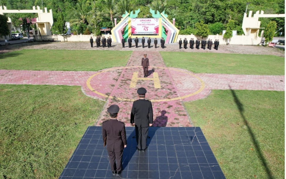 Wakapolres Buton Pimpin Upacara Hari Bela Negara Ke - 76
