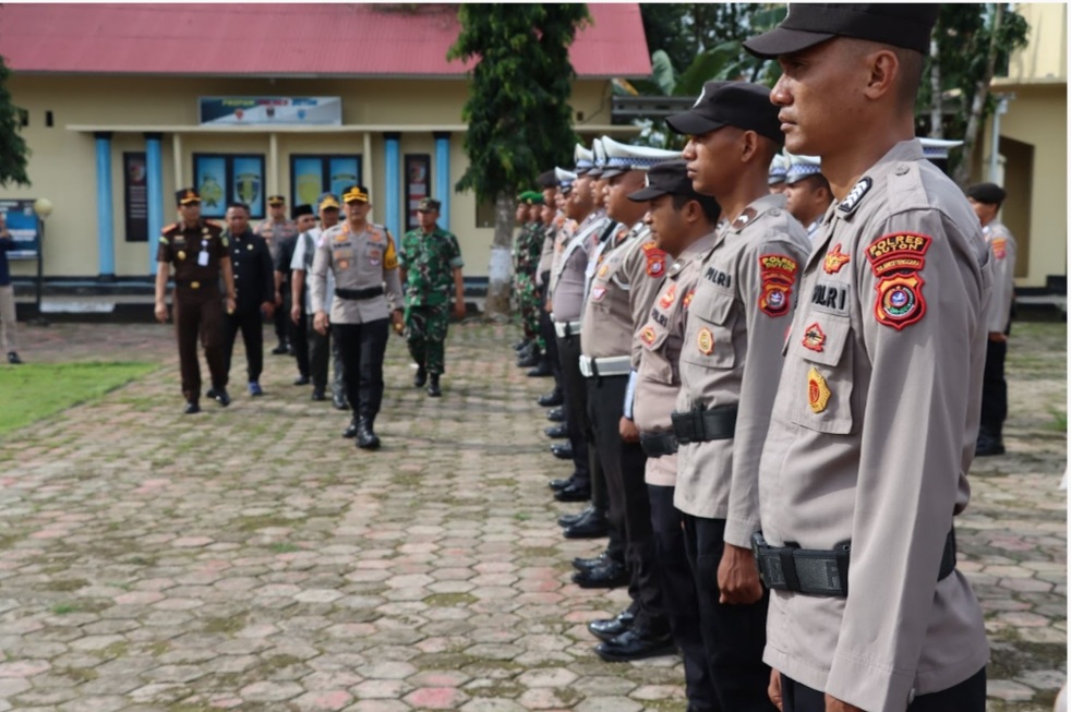 Polres Buton Gelar Pasukan Operasi Lilin Anoa 2024