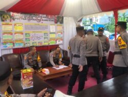 Kapolres Cek Pos Operasi Lilin Pam Nataru