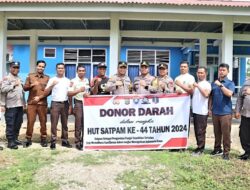 HUT Satpam, Polres Buton Gelar Donor Darah