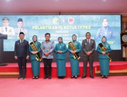 Pj Ketua TP PKK Sultra Lantik Tiga Pj Ketua TP PKK Kabupaten/Kota